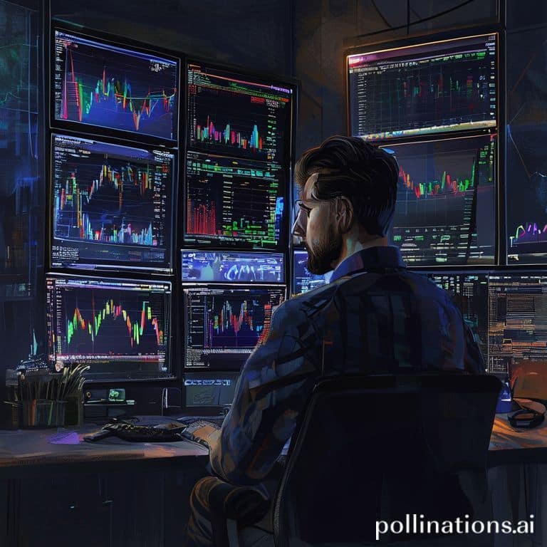 proven - A professional forex trader monitors multiple screens showing real-time currency charts and economic news feeds in a