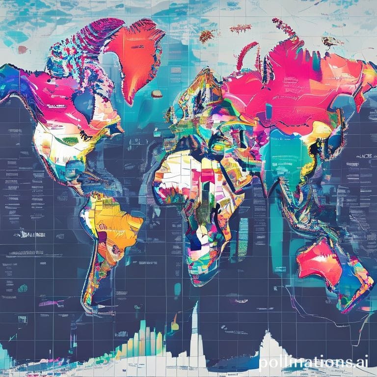 essentielle - A detailed world map showing the four major Forex trading sessions (Sydney, Tokyo, London, New York) with vibra