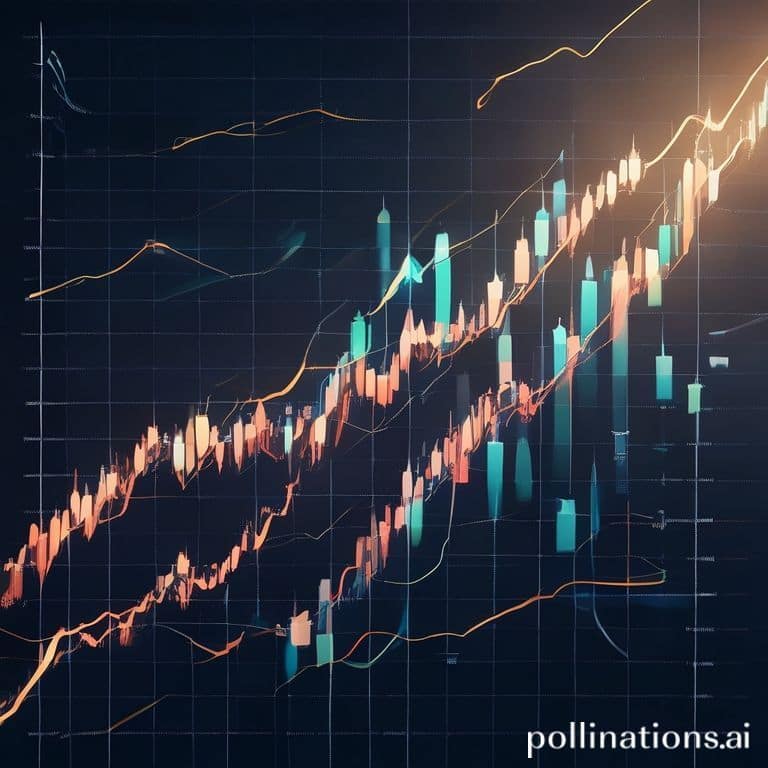 Detailed chart analysis showing price action patterns, candlestick formations, and volume bars, with specific areas highlight