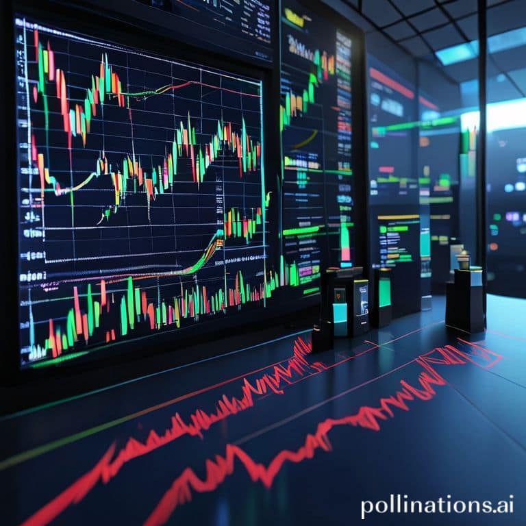 essential - A detailed trading chart showing candlesticks, moving averages, and an ATR indicator line at the bottom. The char