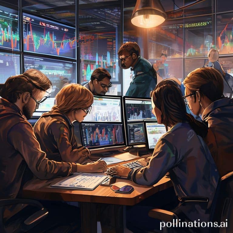 proven - A diverse group of individuals, representing various demographics and ages, intently studying financial charts and d